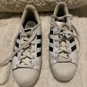 adidas White and Black Athletic Shoes